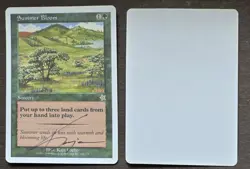 SIGNED MtG Magic Kaja Foglio Artist Proof _ Starter 99 _ Summer Bloom _1/100! - Image 1