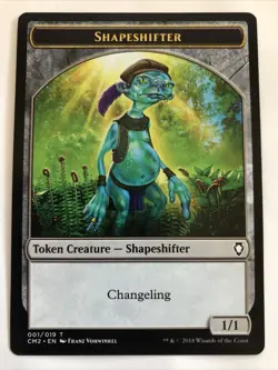 MTG Commander Anthology Volume II Shapeshifter Token 001/019 NM - Image 1