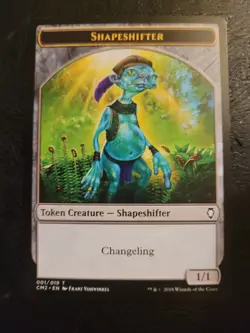 MTG Magic Commander Anthology Volume II Shapeshifter Token 001/019 LP BULK DEALS - Image 1