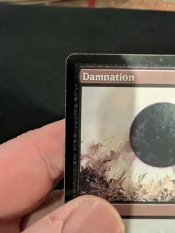 Damnation Planar Chaos Rare Black Wrath MTG Magic The Gathering HP Damaged 1/2 - Image 3