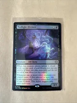 MTG Twilight Diviner ECL 0122 R NM FOIL - Image 2