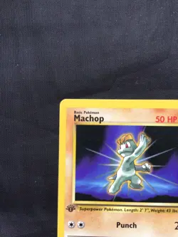 Pokemon Cards: Team Rocket 1st Edition Common: Machop 59/82 - Image 2