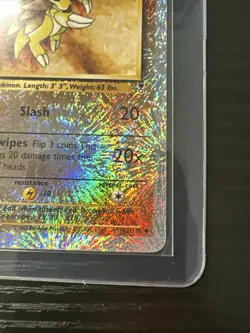 Sandslash 62/110 Reverse Holo Rare Legendary WOTC Vintage Pokemon - Image 5