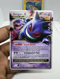 Pokemon Gengar TCG LV.X Platinum Arceus Holo Ultra Rare Card 97/99 - Image 1