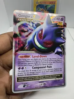Pokemon Gengar TCG LV.X Platinum Arceus Holo Ultra Rare Card 97/99 - Image 4