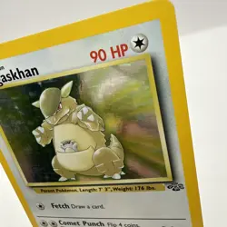 1999 Pokemon TCG Kangaskhan Jungle 5/64 Unlimited Holo Rare MP - Image 3