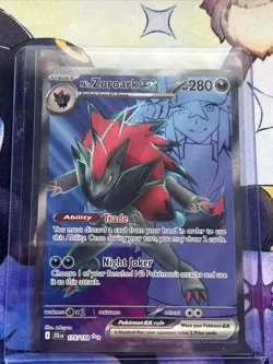 Pokemon TCG N's Zoroark EX Holo Ultra Rare Card 175/159 SV09 Journey Together - Image 1