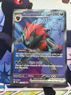 Pokemon TCG N's Zoroark EX Holo Ultra Rare Card 175/159 SV09 Journey Together - Image 3
