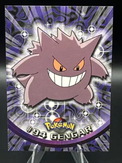 Topps Pokemon Gengar #94 2000 TV Animation Edition Non-Holo Blue Logo - Image 1