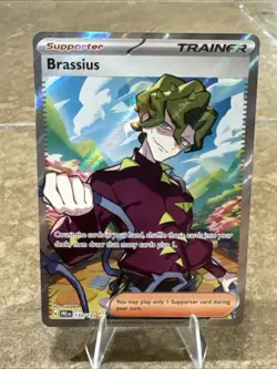 Brassius 135/131 Prismatic Evolutions (PRE) NM Full Art Pokemon Card - Image 1