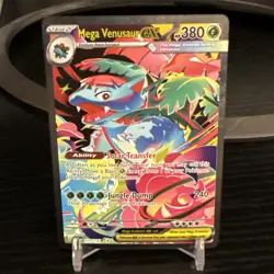 Pokemon ME01 Mega Evolution Mega Venusaur ex Holo 177/132 NM/M - Image 1