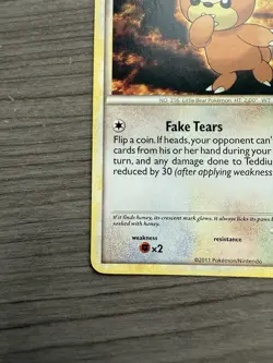 Pokemon TCG Teddiursa 73/95 Call Of Legends LP - Image 4
