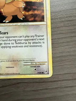 Pokemon TCG Teddiursa 73/95 Call Of Legends LP - Image 5