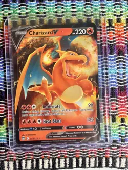 Charizard V - 017/172 - Pokemon Brilliant Stars Sword & Shield Rare Card NM - Image 1