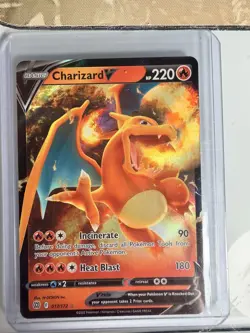 Charizard V - 017/172 - Pokemon Brilliant Stars Sword & Shield Rare Card NM - Image 3
