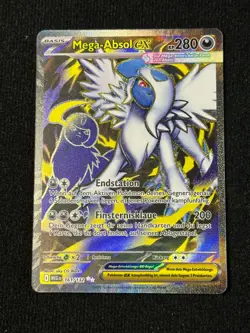 Mega Absol EX Meg 161/132 Mega Entwicklung Deutsch NM Pokemon Karte TCG - Image 2