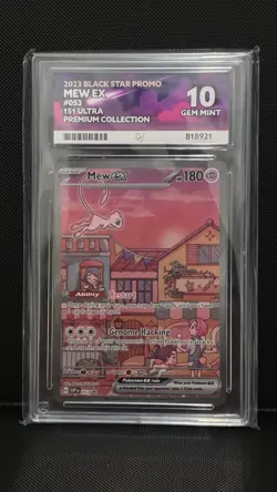 Pokemon TCG Mew EX 053 Black Star UPC Promo 151 Ace 10 - Image 1