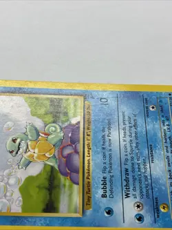 Pokemon TCG Base Set 2 Squirtle 093/130 Common MP Unplayed Read - Image 3