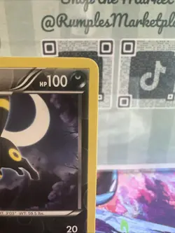 Umbreon 61/108 Pokemon Dark Explorers Reverse Holo - English Vintage LP+/NM - Image 2