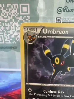 Umbreon 61/108 Pokemon Dark Explorers Reverse Holo - English Vintage LP+/NM - Image 3