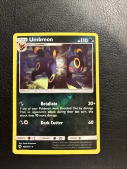 Umbreon 120/214 Rare Reverse Holo Pokemon Lost Thunder - Image 1