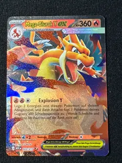 Pokemon Mega-Glurak Y Ex ASC 022/217 / Erhabene Helden / Deutsch / Near Mint - Image 1
