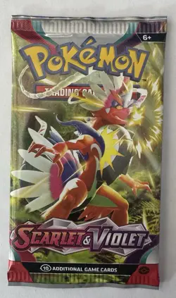 Pokemon TCG Scarlet & Violet Booster Pack Factory Sealed/New Pack Free Shipping! - Image 1