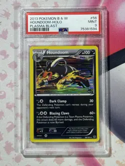 2013 Pokemon Black & White Plasma Blast #56 Houndoom-Holo PSA 9 MINT - Image 3