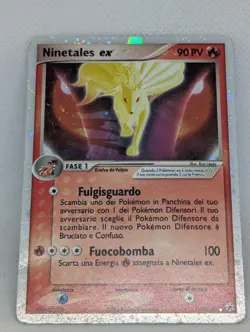 Ninetales ex 96/101 Hidden Legends Holo Rare Pokemon TCG Nintendo ITALIAN MP - Image 3