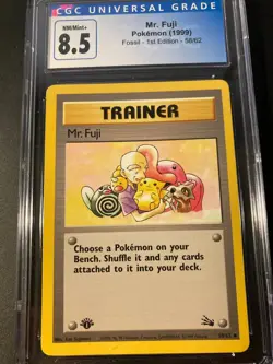 CGC 8.5 mr fuji fossil 1st edition 1999 Pokemon - Image 1
