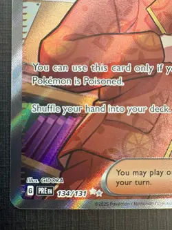 Pokemon TCG: 2025 Atticus 134/131-ULTRA RARE HOLO-Prismatic Evolutions-Full Art - Image 4