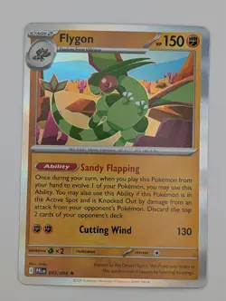 2025 Pokemon Phantasmal Flames HOLO Flygon #53/94 HOLO RARE - Image 1