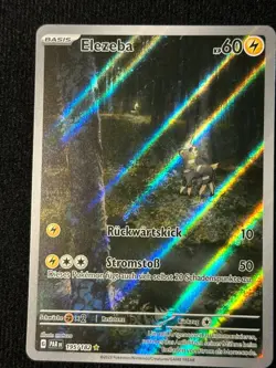 Elezeba 195/182 Paradox Rift Pokemon Karte Illustration Rare Near Mint Deutsch - Image 1