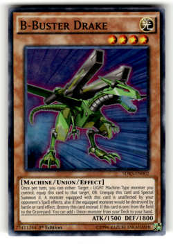 B-Buster Drake SDKS-EN002 1st Edition Super Rare Structure Deck: Seto Kaiba LP - Image 1