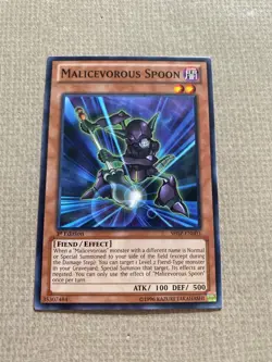 Yu-Gi-Oh! malicevorous spoon mint common 1st ed SHSP-EN003 - Image 1