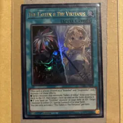 YUGIOH The Fallen & The Virtuous (CH01-EN019) Ultra Rare 1st Edition Near Mint - Image 1