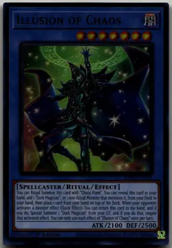 Illusion of Chaos (UR) Ultra Rare 25th Anniversary Rarity Collection II RA02-EN0 - Image 1