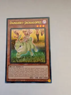 YuGiOh! - Danger!U JackalopeU - 1st Edition Ultra Rare RA01-EN013 NM - Image 1