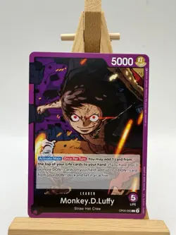 OP05-060 Monkey.D.Luffy - Leader One Piece TCG Card - OP05 Awakening Of The - Image 1