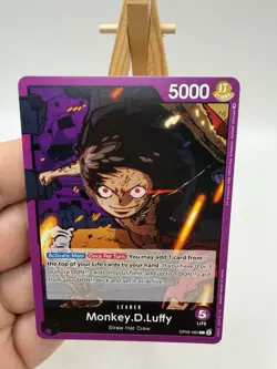 OP05-060 Monkey.D.Luffy - Leader One Piece TCG Card - OP05 Awakening Of The - Image 3