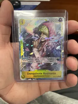 Donquixote Rosinante Rare Alt Art OP12-108 One Piece Legacy Of The Masters - Image 1