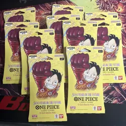 One Piece Op-07 500 Years In The Future Blister Booster Packs Lot of 10 - Image 1