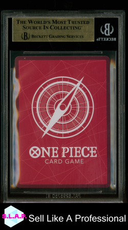 MONKEY D. LUFFY ONE PIECE ST13-003 2025 BVB X ONE PIECE COLL. HOLO EN BGS 10 - Image 2