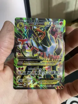 M Houndoom EX Full Art Holo Card 154/162 Breakthrough Series LP - Image 1