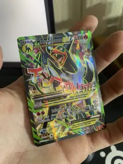 M Houndoom EX Full Art Holo Card 154/162 Breakthrough Series LP - Image 2