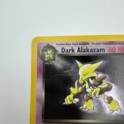 Pokemon Dark Alakazam Holo Rare Card 1/82 Team Rocket Unlimited DMG - Image 3