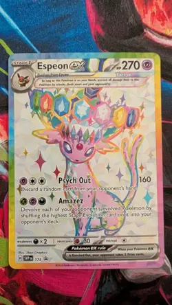 Pokemon Espeon ex Tera Holo SVP Card 175 Lot of 22 - English Standard - Image 5