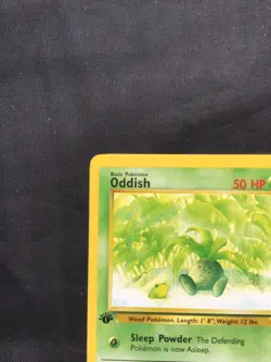 Pokemon Cards: Team Rocket 1st Edition Common: Oddish 63/82 - Image 2