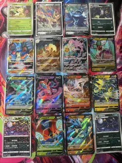 Pokemon 16 Card Lot nm V Max Mega Amazing Ex HOLO Rare Hits Only F120 - Image 1