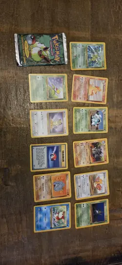 Original Flareon Jungle Booster Pack Of Pokemon Cards. Opened. Shiny Scyther - Image 5